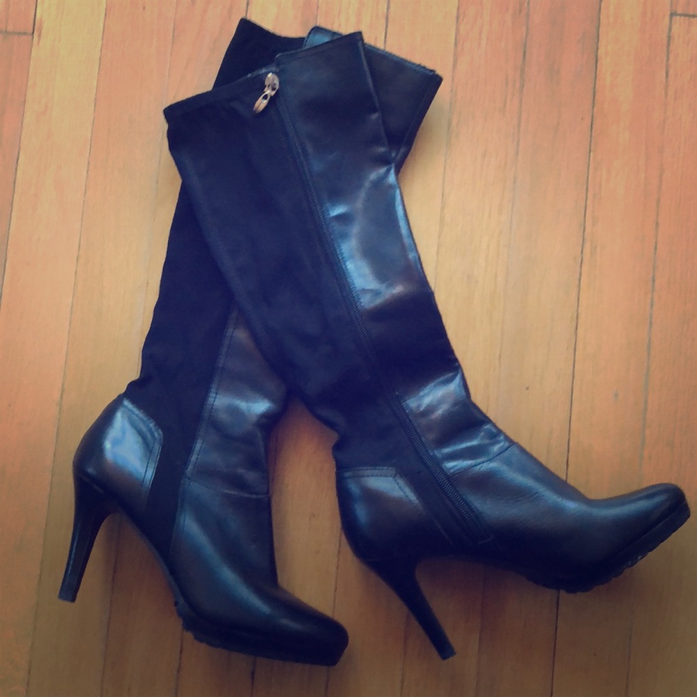 Black boots